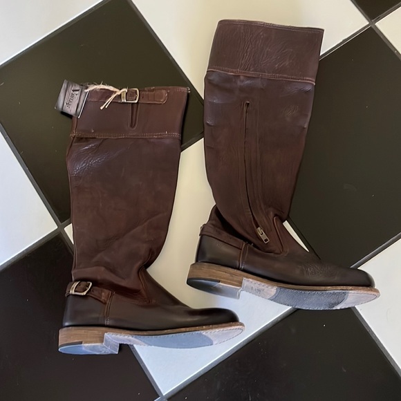Vintage Shoe Company nwt high boots Ivy Engineer style - Picture 1 of 6